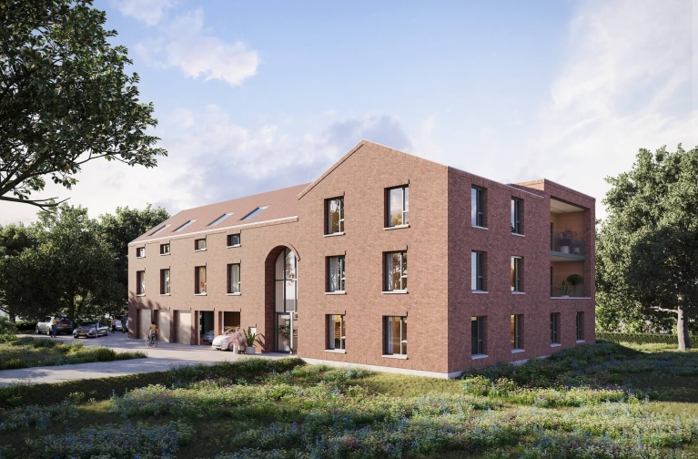 Impressie straatzijde Hoeve Mirabelle